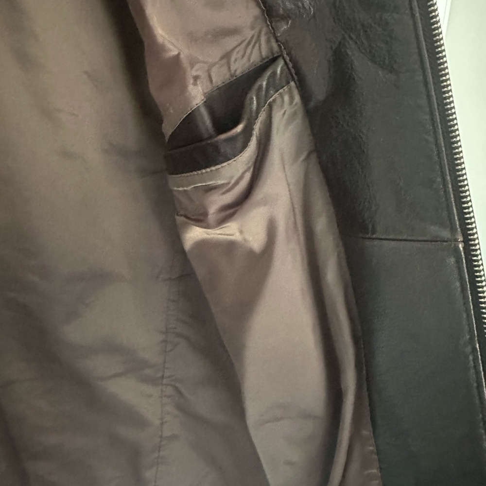 Banana Republic Dark Brown (chocolate) Leather Jacket - Picture 5 of 7